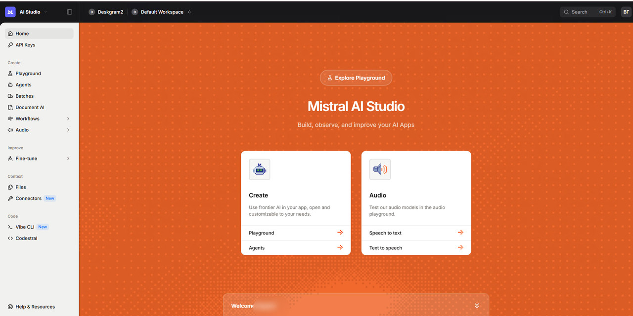 Mistral Studio